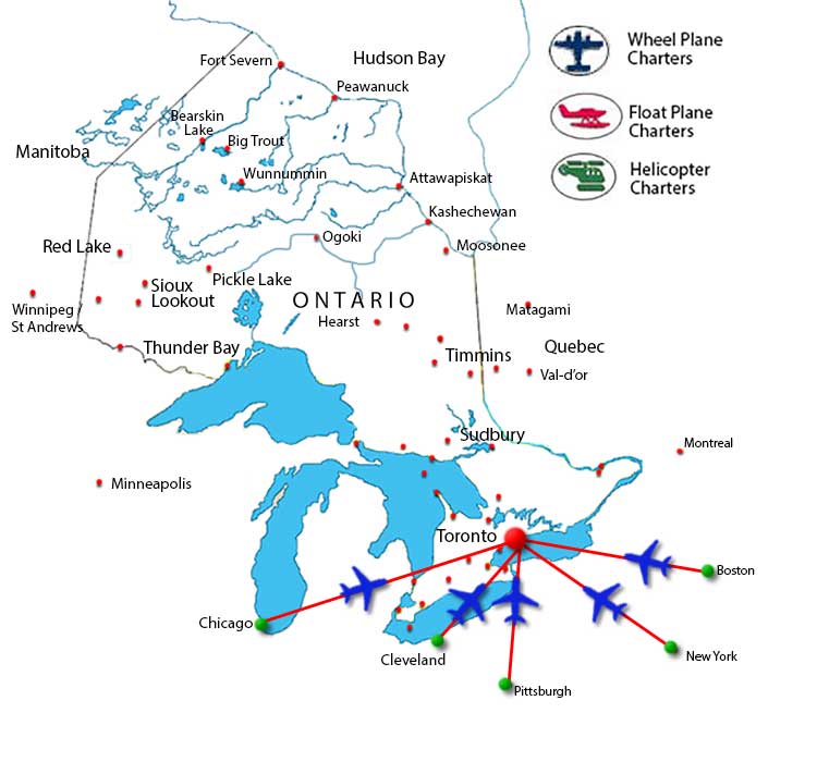 Toronto Buttonville Airport Charter Flights to USA
